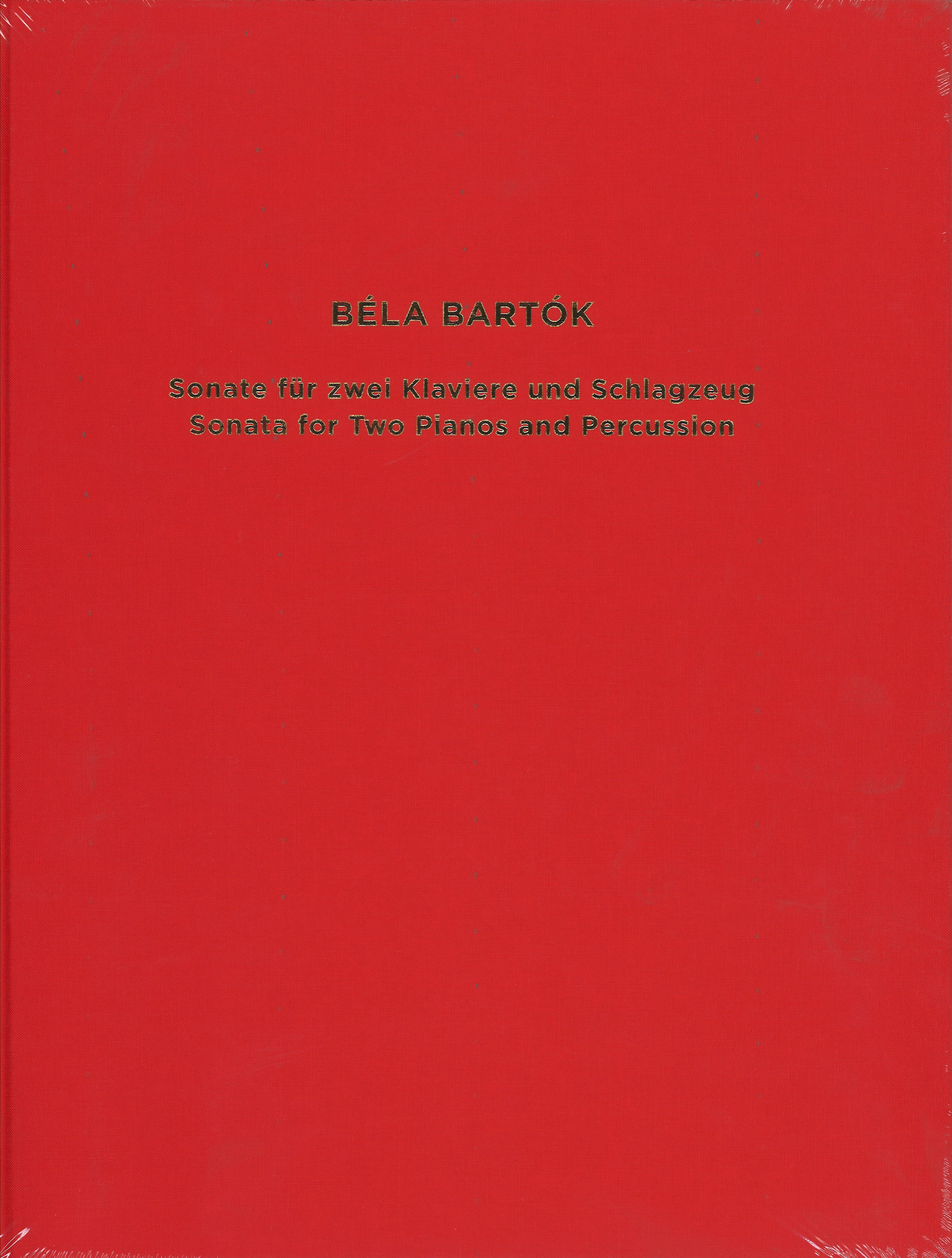 Bartok Sonata For Two Pianos & Percussion Fac Sc Sheet Music Songbook