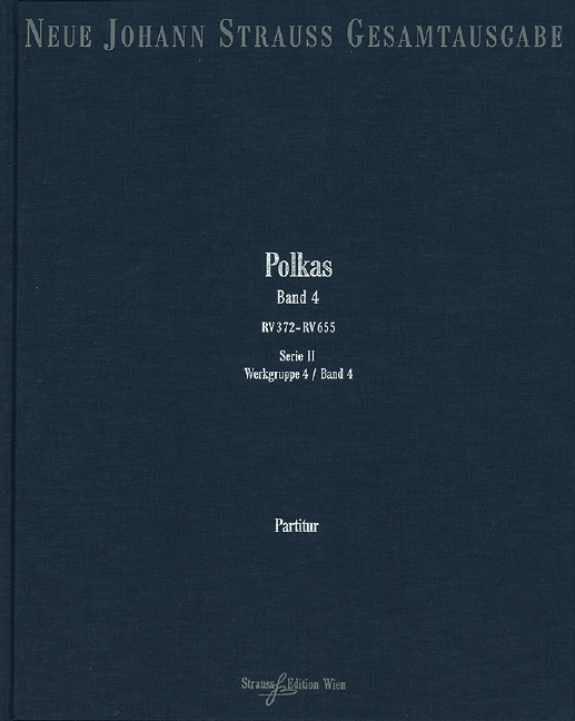 Strauss Polkas Band 4 Rv372-655 Band 4 Score & Com Sheet Music Songbook