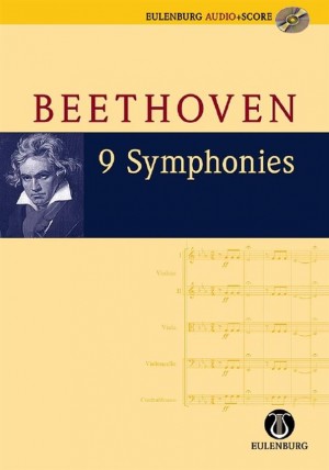 Beethoven 9 Symphonies Audio & Score Sheet Music Songbook