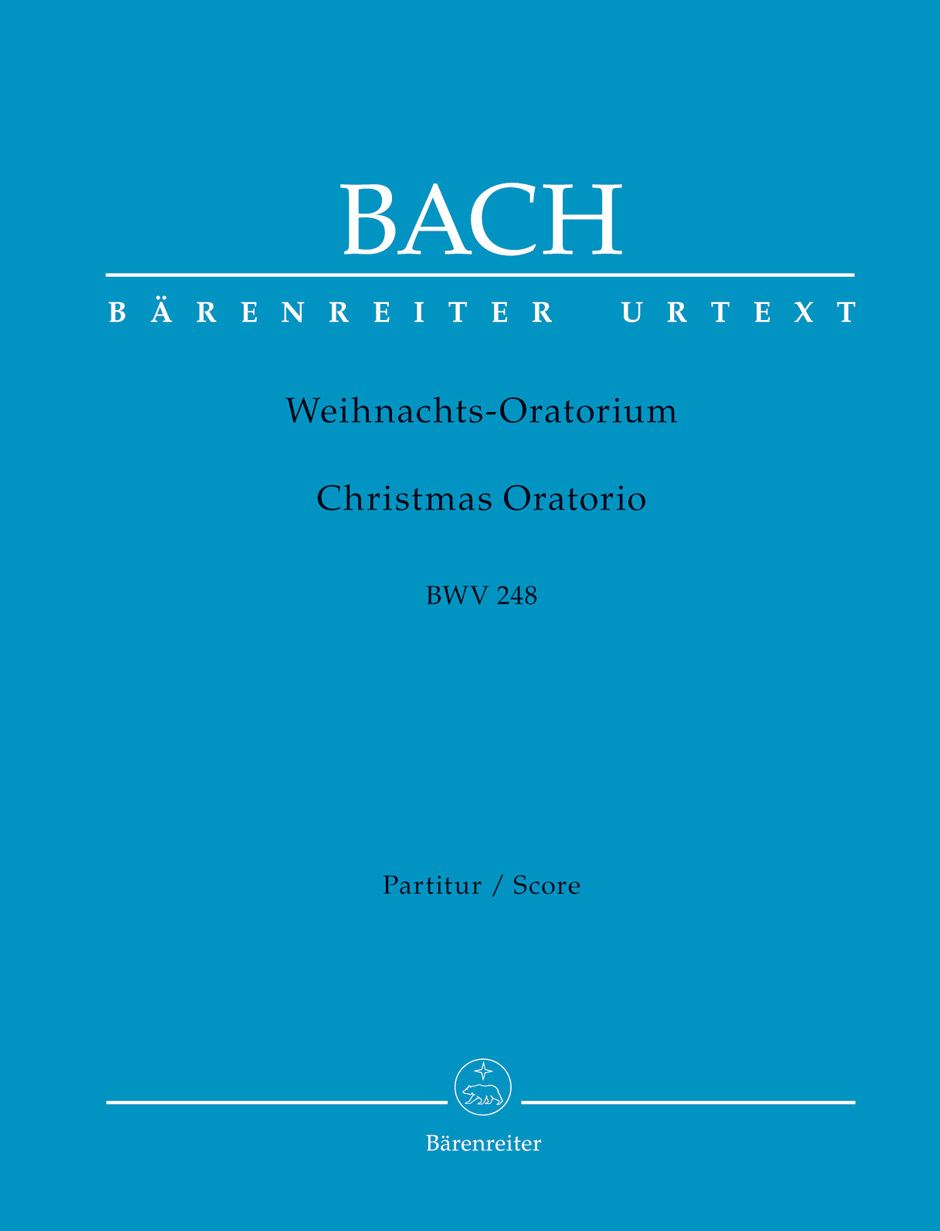 Bach Christmas Oratorio Bwv 248 Score Sheet Music Songbook