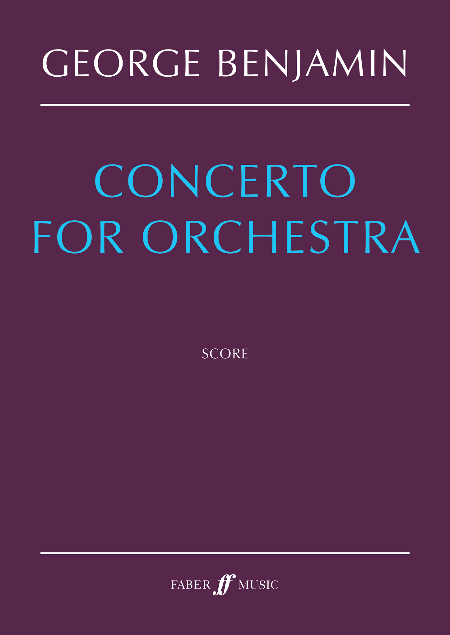 Benjamin Concerto For Orchestra Score Sheet Music Songbook
