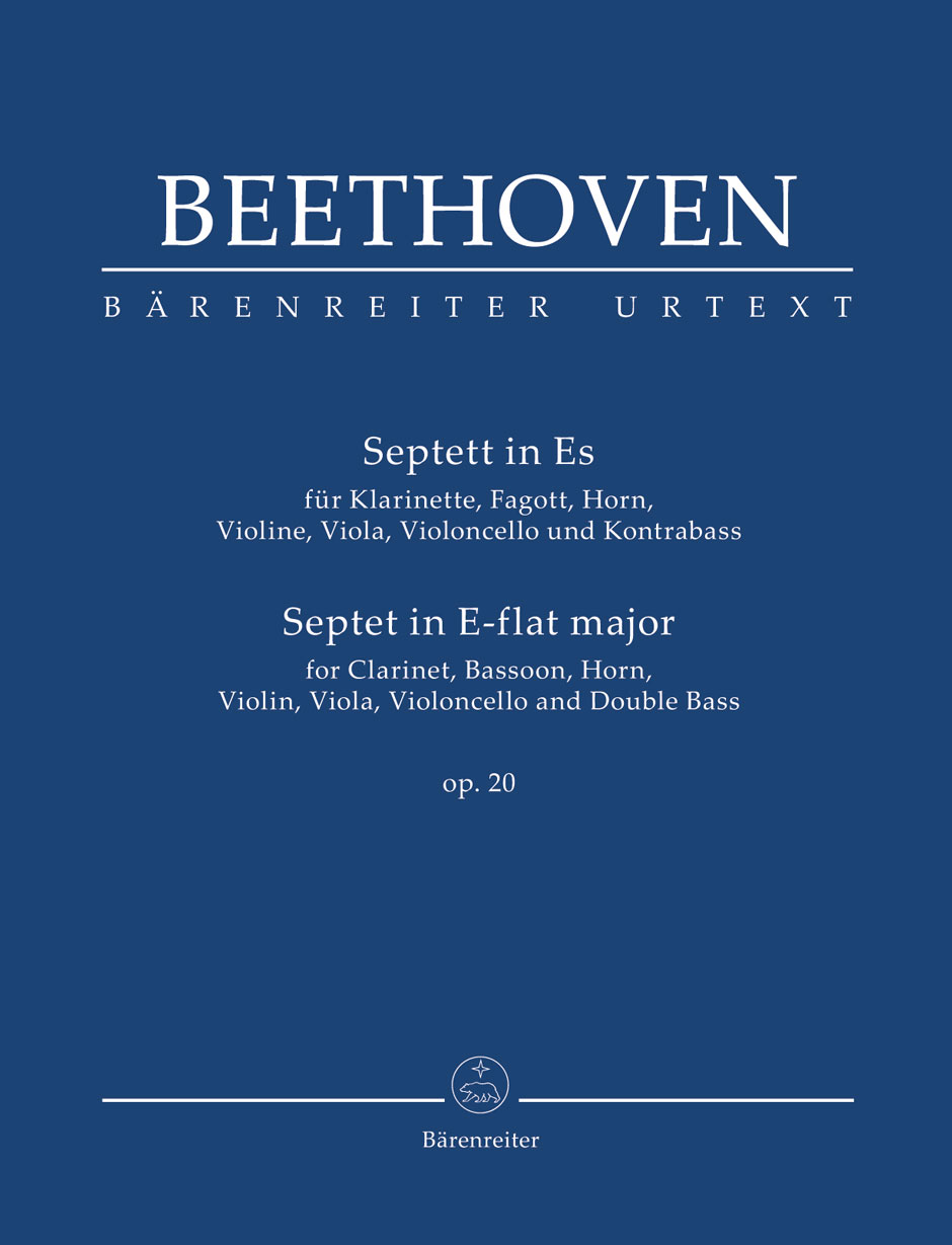 Beethoven Septet In E-flat Major Op20 Study Score Sheet Music Songbook