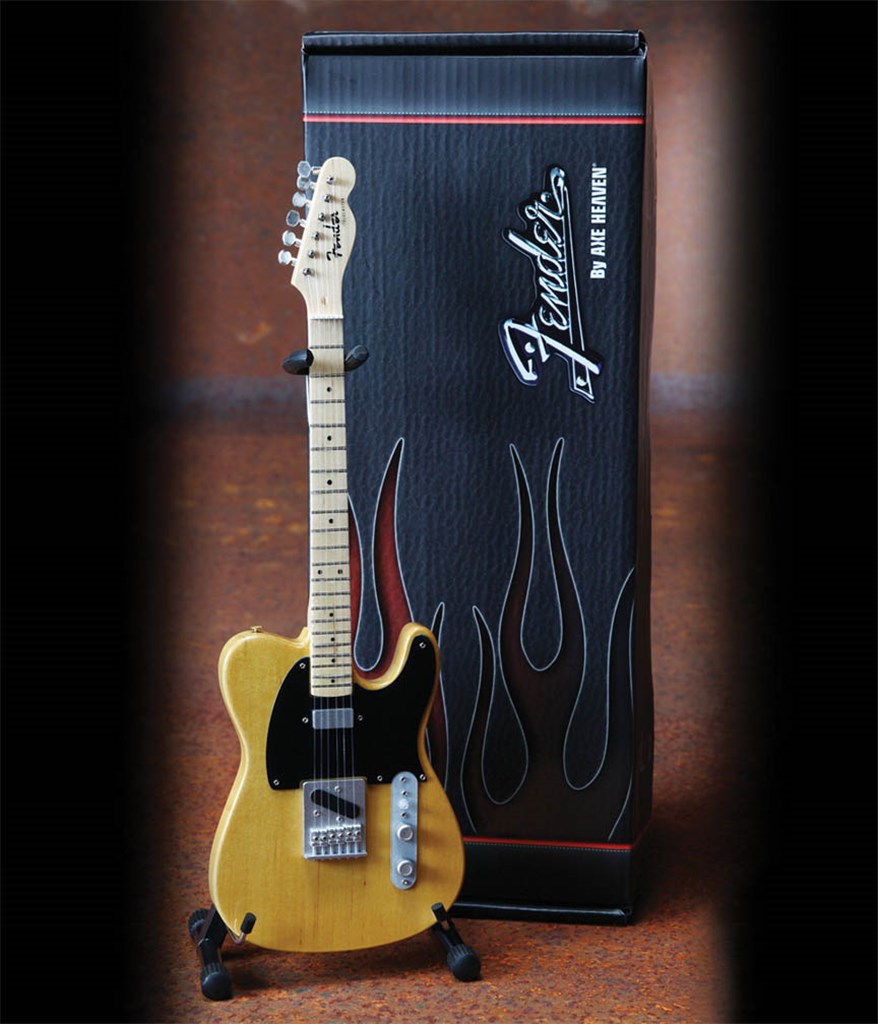 Fender Telecaster Butterscotch Blonde Finish Minia Sheet Music Songbook