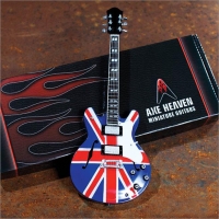 Union Jack Electric Model Miniature Guitar Sheet Music Songbook