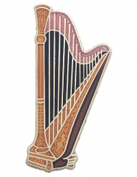 Minipin Concert Harp Design Sheet Music Songbook