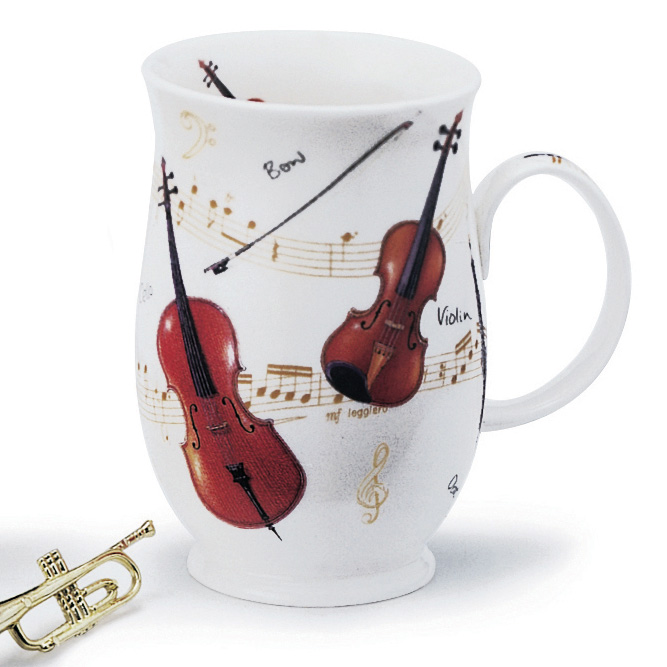 Dunoon Mug Suffolk Violin Sheet Music Songbook