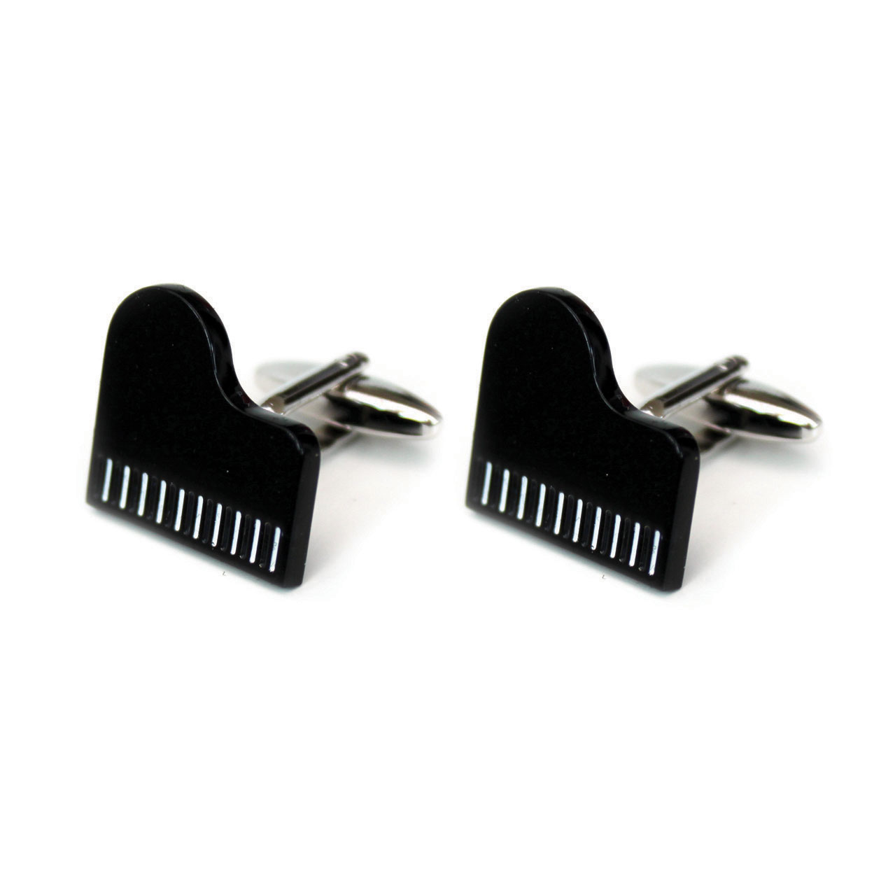 Cufflinks Grand Piano Black Sheet Music Songbook