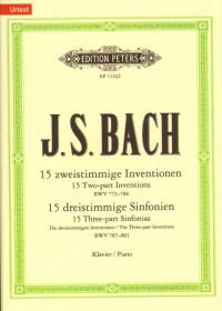 Sticky Notes Bach Inventions & Sinfonias Sheet Music Songbook
