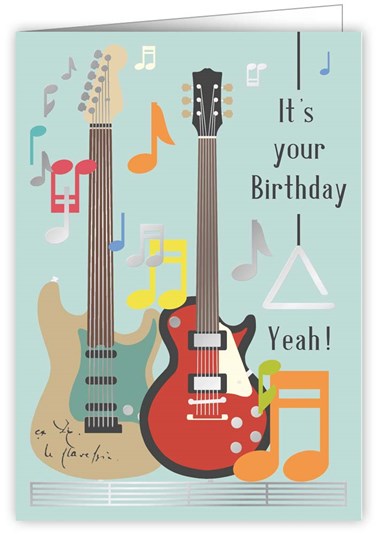 Greetings Card Guitars Sheet Music Songbook