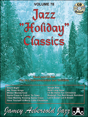 Aebersold 078 Jazz Holiday Classics Book/cd Sheet Music Songbook