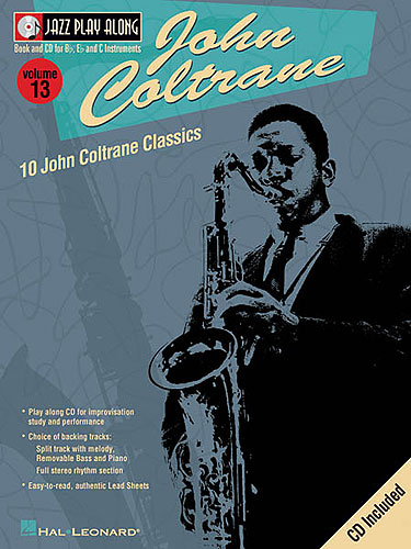 Jazz Play Along 13 John Coltrane Book & Cd Sheet Music Songbook