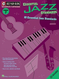 Jazz Play Along 07 Essential Jazz Standards Bk/cd Sheet Music Songbook