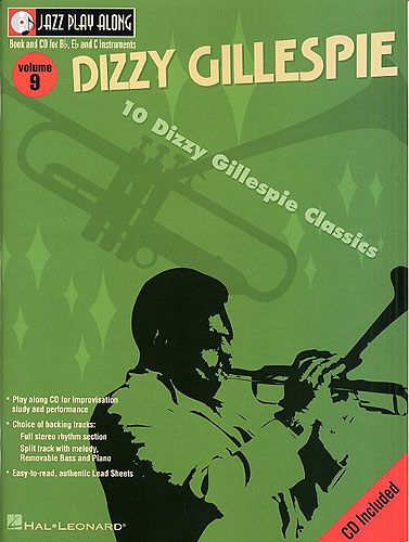 Jazz Play Along 09 Dizzy Gillespie Book & Cd Sheet Music Songbook