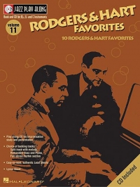 Jazz Play Along 11 Rodgers & Hart Favourites Bk/cd Sheet Music Songbook