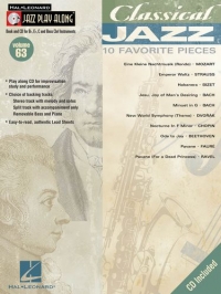 Jazz Play Along 63 Classical Jazz Book/cd Sheet Music Songbook