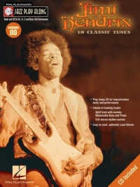 Jazz Play Along 80 Jimi Hendrix Book/cd Sheet Music Songbook