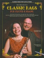 Mmocd3372 Classic Rags For Flute And Piano Sheet Music Songbook