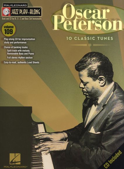 Jazz Play Along 109 Oscar Peterson Book & Cd Sheet Music Songbook