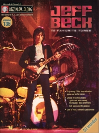 Jazz Play Along 135 Jeff Beck Book & Cd Sheet Music Songbook