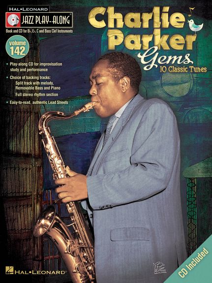Jazz Play Along 142 Charlie Parker Gems Book & Cd Sheet Music Songbook