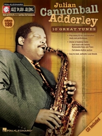 Jazz Play Along 139 Julian Cannonball Adderley +cd Sheet Music Songbook
