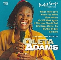 Pscdg1217 Hits Of Oleta Adams Sheet Music Songbook