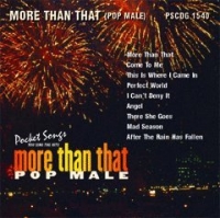 Pscdg1540 More Than That (pop Male) Sheet Music Songbook