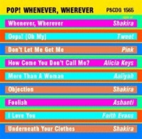 Pscdg1565 Pop! Whenever Wherever (female) Sheet Music Songbook