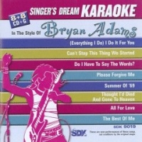Sdkcdg9019 In The Style Of Bryan Adams Sheet Music Songbook