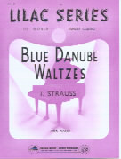 Lilac 005 Strauss Blue Danube Sheet Music Songbook