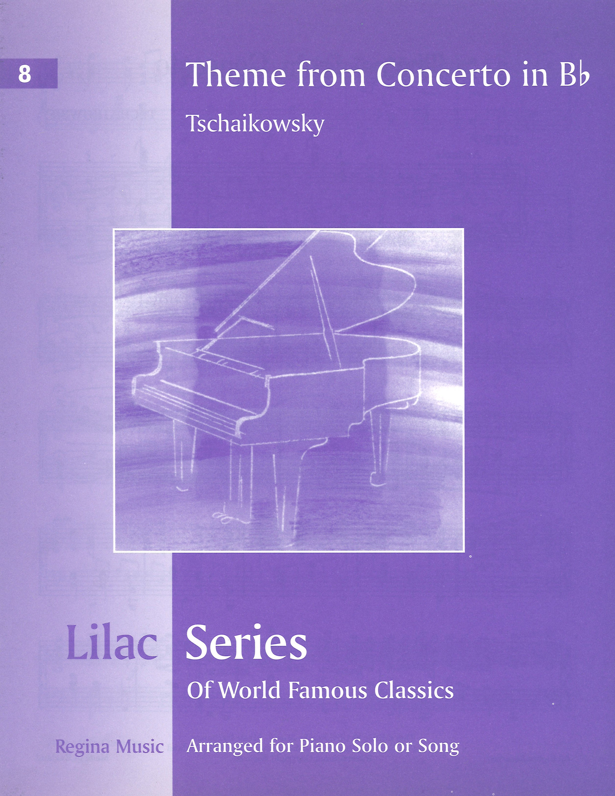 Lilac 008 Tchaikovsky Concerto Theme Sheet Music Songbook