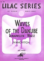 Lilac 050 Ivanovitch Waves Of The Danube Donauwel Sheet Music Songbook
