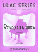 Lilac 057 Mozart Rondo Alla Turka Sheet Music Songbook