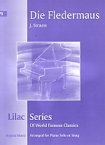 Lilac 071 Strauss Die Fledermaus Sheet Music Songbook