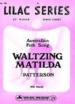 Lilac 086 Waltzing Matilda Sheet Music Songbook