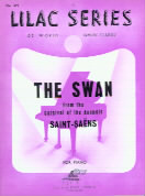 Lilac 094 Saint-saens Swan Sheet Music Songbook