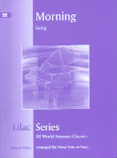 Lilac 095 Grieg Morning Sheet Music Songbook