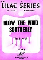Lilac 096 Blow The Wind Southerly Sheet Music Songbook