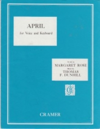 April Dunhill Key F Sheet Music Songbook