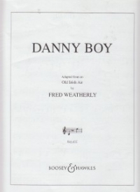 Danny Boy Weatherley Key C Sheet Music Songbook
