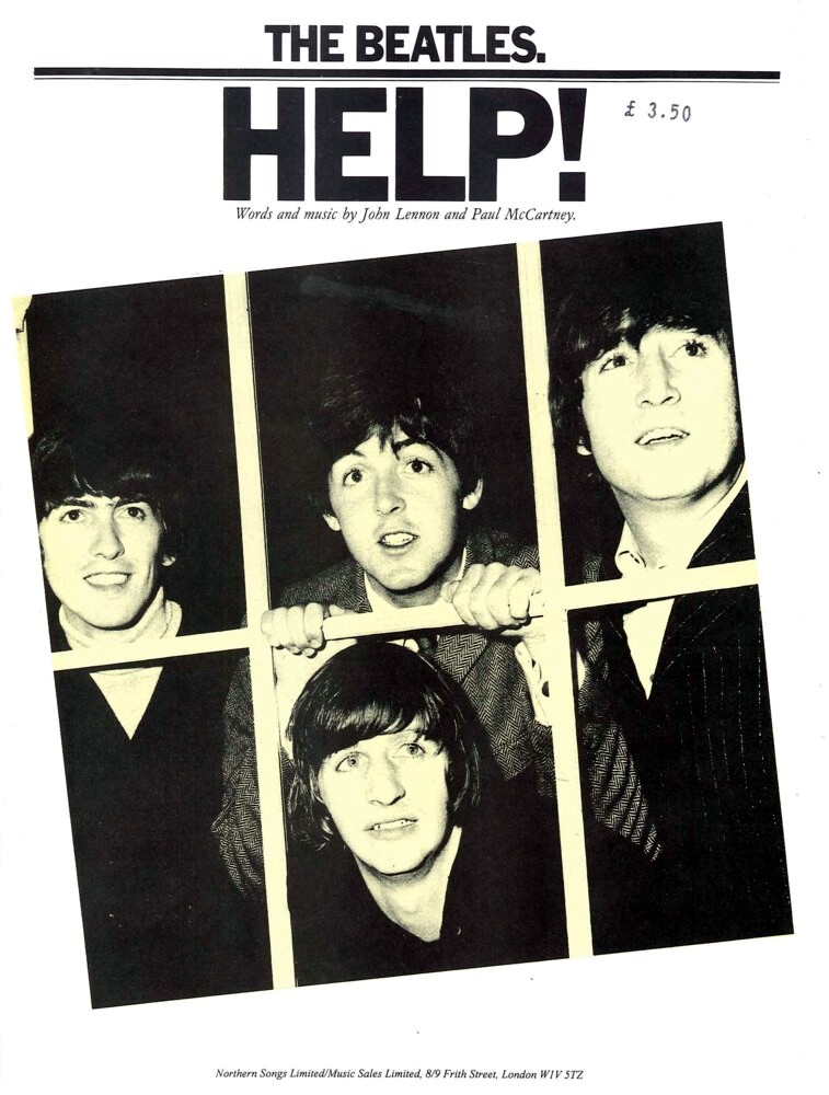 Help Beatles Sheet Music Songbook