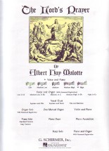 Lords Prayer Malotte Key Eb High Sheet Music Songbook
