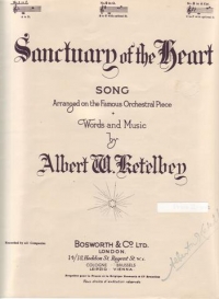 Sanctuary Of The Heart Ketelbey Key F Sheet Music Songbook