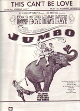 This Cant Be Love - Jumbo Sheet Music Songbook