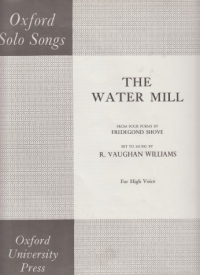 Water Mill Vaughan Williams Key Eb High Sheet Music Songbook