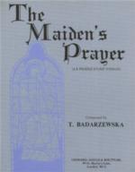 Maidens Prayer Badarzewska (archive) Sheet Music Songbook