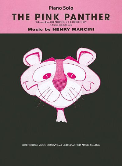 Pink Panther Theme Henri Mancini Piano Solo Sheet Music Songbook