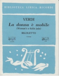 La Donna E Mobile Verdi Key Ab Major Sheet Music Songbook