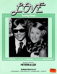 Love (loving Time) Peters & Lee Sheet Music Songbook