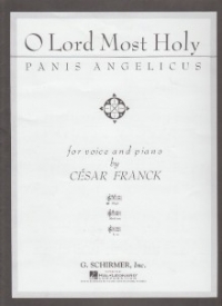 Panis Angelicus (o Lord Most Holy) Franck Key A Sheet Music Songbook
